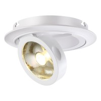 357705 NT18 083 белый Встраиваемый светильник IP33 LED 3000K 10W 220-240V RAZZO