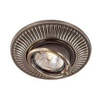 369858 NT14 119 бронза Встраиваемый ПВ светильник IP20 GX5.3 50W 12V VINTAGE