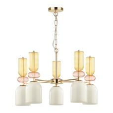 4589/5 MODERNI LN22 127 золотой Люстра E27 5*40W 220V GILLIAN