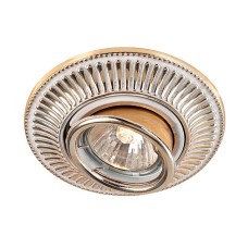 369859 NT14 119 белый/золото Встраиваемый ПВ светильник IP20 GX5.3 50W 12V VINTAGE