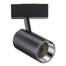 358068 NT19 011 черный Трековый светильник для низковольтного шинопровода IP20 LED 4000К 12W 24V KIT