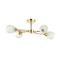4546/4C COMFI LN21 048 золотой, белый Люстра потолочная E27 4*60W 220V JOLENE 4546/4C COMFI LN21 048 золотой, белый Люстра потолочная E27 4*60W 220V JOLENE
