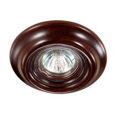 370089 NT15 117 темное дерево Встраиваемый светильник IP20 GX5.3 50W 12V PATTERN