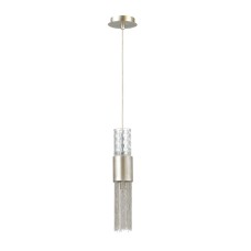 4631/1 ODL20 419 серебристый/стекло/металл.цепочки Подвес G9 1*40W 220V PERLA