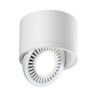 358811 OVER NT21 151 белый Светильник накладной светодиодный IP20 LED 9W 770Лм 4000K 220V GESSO