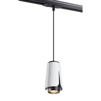 370835 PORT NT22 белый Светильник трековый однофазный, провод 1м IP20 GU10 9W 220V TULIP