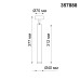 357888 NT19 068 белый Накладной светильник IP20 LED 3000K 10W 160-265V MODO