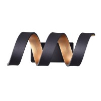 3832/9WL ODL20 47 черный/золотистый/металл Настенный светильник LED 4000K 9W 220V SPIRA 3832/9WL ODL20 47 черный/золотистый/металл Настенный светильник LED 4000K 9W 220V SPIRA