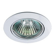 369100 NT09 135 белый свет Встраиваемый светильник IP20 GX5.3 50W 12V CROWN