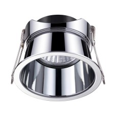 370448 NT19 130 хром Встраиваемый светильник IP20 GU10 50W 220V BUTT