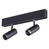 358102 NT19 008 черный Двойной прожектор IP20 LED 4000K 20W 24V RATIO