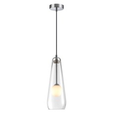 4954/1 PENDANT ODL22 237 хром/ белый/прозрачный/стекло Подвес G9 1*40W LOSTAR 4954/1 PENDANT ODL22 237 хром/ белый/прозрачный/стекло Подвес G9 1*40W LOSTAR