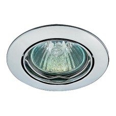 369101 NT09 135 хром Встраиваемый светильник IP20 GX5.3 50W 12V CROWN