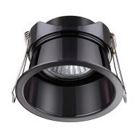 370449 NT19 130 жемчужный черный Встраиваемый светильник IP20 GU10 50W 220V BUTT
