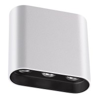 357949 NT19 027 белый/черный Накладной светильник IP20 LED 3000К 7W 220-240V BELLA