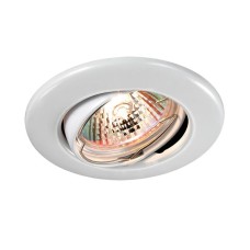 369696 NT12 137 белый Встраиваемый ПВ светильник IP20 GX5.3 50W 12V CLASSIC