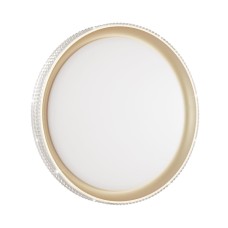 3054/DL SN 034 Светильник пластик/золотистый LED 48Вт 3000-6000К D395 IP43 пульт ДУ SHINY