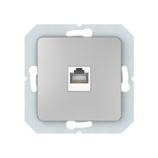 Компьютерная розетка Vilma SL2500, одноместная (1ХRJ45 CAT5E UTP), без рамки