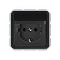 Розетка Vilma SP300, с заземлением и крышкой (IP44), без рамки Розетка Vilma SP300, с заземлением и крышкой (IP44), без рамки
