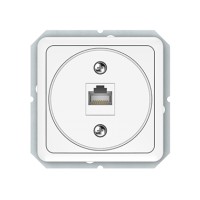 Компьютерная розетка Vilma SP300, одноместная (1ХRJ45 CAT5E UTP), без рамки