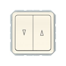 Кнопочный выключатель для жалюзи Vilma SP300, 2-клавишный, без рамки