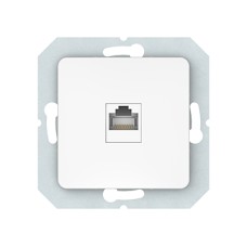 Компьютерная розетка Vilma SL2500, одноместная (1ХRJ45 CAT5E UTP), без рамки