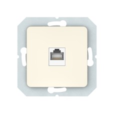 Компьютерная розетка Vilma SL2500, одноместная (1ХRJ45 CAT5E UTP), без рамки