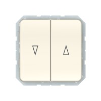 Кнопочный выключатель для жалюзи Vilma LX200, 2-клавишный, без рамки