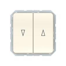Кнопочный выключатель для жалюзи Vilma LX200, 2-клавишный, без рамки