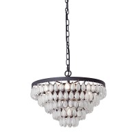 Люстра V5290-1/6+1, 7хЕ14 макс. 40Вт черный матовый Vitaluce