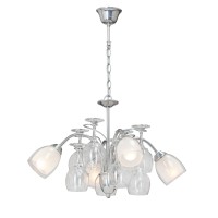 Люстра V3497-9/4, 4хЕ14 макс. 60Вт хром Vitaluce