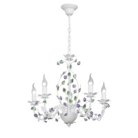 Люстра V1794-0/5, 5хЕ14 макс. 60Вт белый матовый Vitaluce