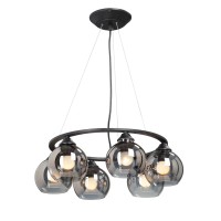 Люстра V4481-1/6S, 6хЕ27 макс. 60Вт чёрный матовый Vitaluce Люстра V4481-1/6S, 6хЕ27 макс. 60Вт чёрный матовый Vitaluce