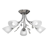 Люстра V3552-9/5PL, 5хЕ14 макс. 60Вт хром Vitaluce