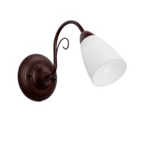 Светильник настенный V3499/1A, 1хЕ14 макс. 40Вт, плафон ПП коричневый матовый Vitaluce Светильник настенный V3499/1A, 1хЕ14 макс. 40Вт, плафон ПП коричневый матовый Vitaluce