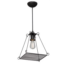 Люстра V4179-1/1S, 1хЕ27 макс. 60Вт черный матовый Vitaluce