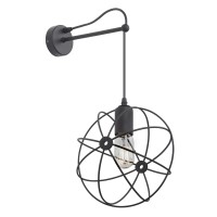 Светильник настенный V4075/1A, 1хЕ27 макс. 60Вт чёрный матовый Vitaluce