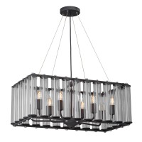 Люстра V5310-1/10, 10хЕ14 макс. 40Вт черный матовый Vitaluce