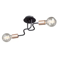 Люстра V4560-1/2PL, 2хЕ27 макс. 60Вт чёрный матовый Vitaluce Люстра V4560-1/2PL, 2хЕ27 макс. 60Вт чёрный матовый Vitaluce