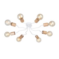 Люстра V4559-0/8PL, 8хЕ27 макс. 60Вт ''К'' белый матовый Vitaluce Люстра V4559-0/8PL, 8хЕ27 макс. 60Вт ''К'' белый матовый Vitaluce