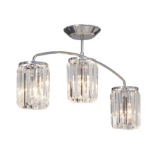 Люстра V5204-9/3PL, 3хЕ14 макс. 60Вт хром Vitaluce