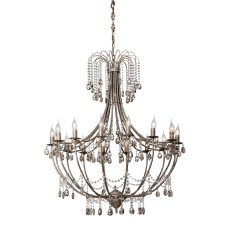 Люстра V1060/16+1, 16хЕ14 макс. 60Вт + 1хЕ27 макс. 60Вт графит Vitaluce