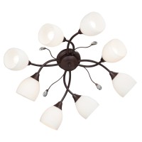 Люстра V3161-7/8PL, 8хЕ14 макс. 60Вт коричневый матовый Vitaluce Люстра V3161-7/8PL, 8хЕ14 макс. 60Вт коричневый матовый Vitaluce