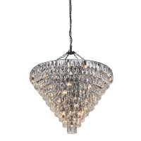 Люстра V5299-1/77, 77хЕ14 макс. 9Вт черный матовый Vitaluce