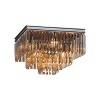 Люстра V5160-1/4+4+1PL, 9хЕ14 макс. 60Вт черный матовый Vitaluce