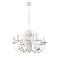 Люстра V1398/8, 8x14 макс. 60 Вт бежевый Vitaluce