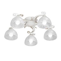 Люстра V3723-0/5PL, 5хЕ27 макс. 60Вт белый матовый с золотом Vitaluce