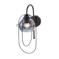 Светильник настенный V4462-1/1A, 1хЕ27 макс. 60Вт чёрный матовый Vitaluce