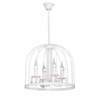 Люстра V4086-0/4, 4хЕ14 макс. 60Вт белый матовый Vitaluce