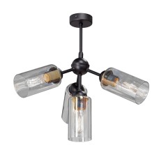 Люстра V4295-1/4PL, 4хЕ27 макс. 60Вт чёрный матовый Vitaluce Люстра V4295-1/4PL, 4хЕ27 макс. 60Вт чёрный матовый Vitaluce